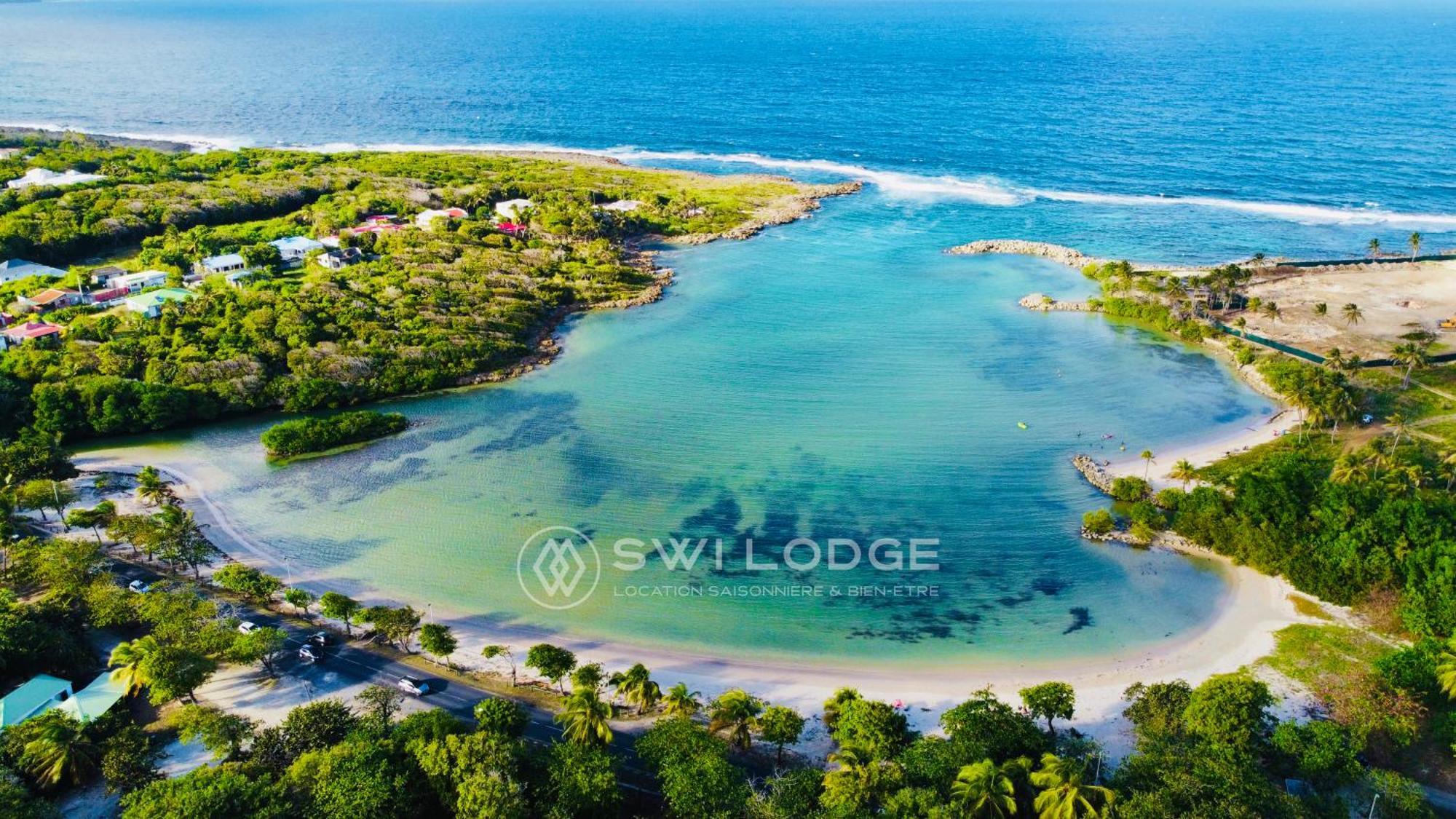 Swilodge Vue Sur Mer ! Petit Dejeuner Et Location De Voiture Possible Le Moule Eksteriør billede